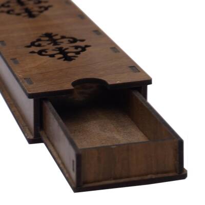 Karin Patterned Wooden Box - 3