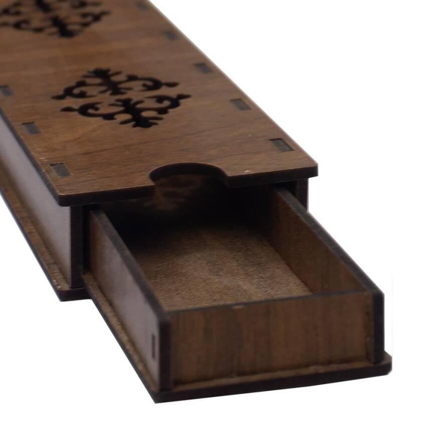 Karin Patterned Wooden Box - 3