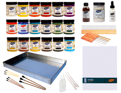 Karin Professional Marbling Set 35x50 cm - 1