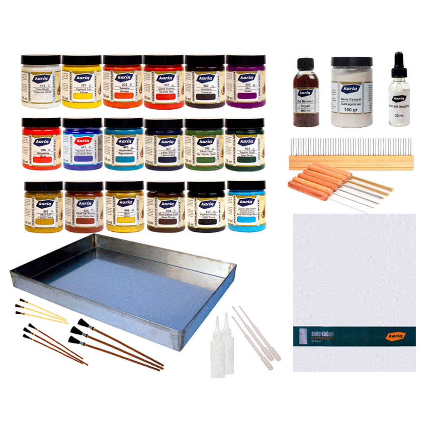 Karin Professional Marbling Set 35x50 cm - 1