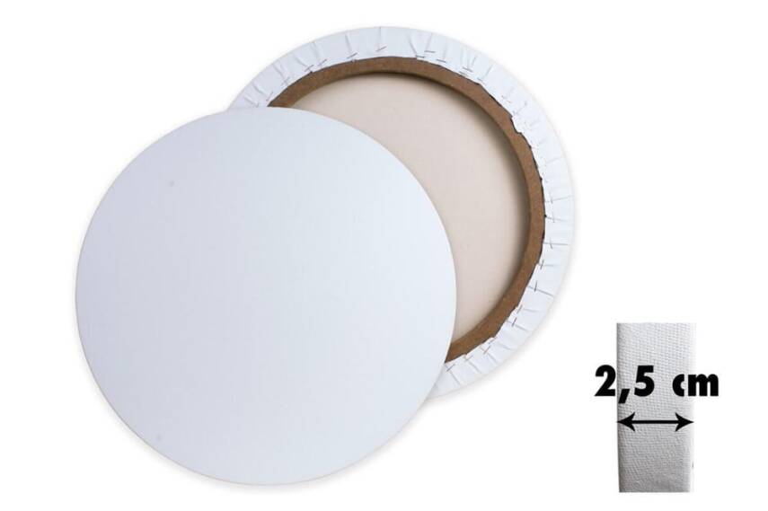 Karin Professional Round Canvas 2.5 cm Chassis 70x70 cm - 1