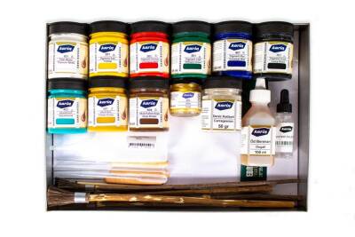 Karin Profesyonel Ebru Seti 25x35 cm - 3