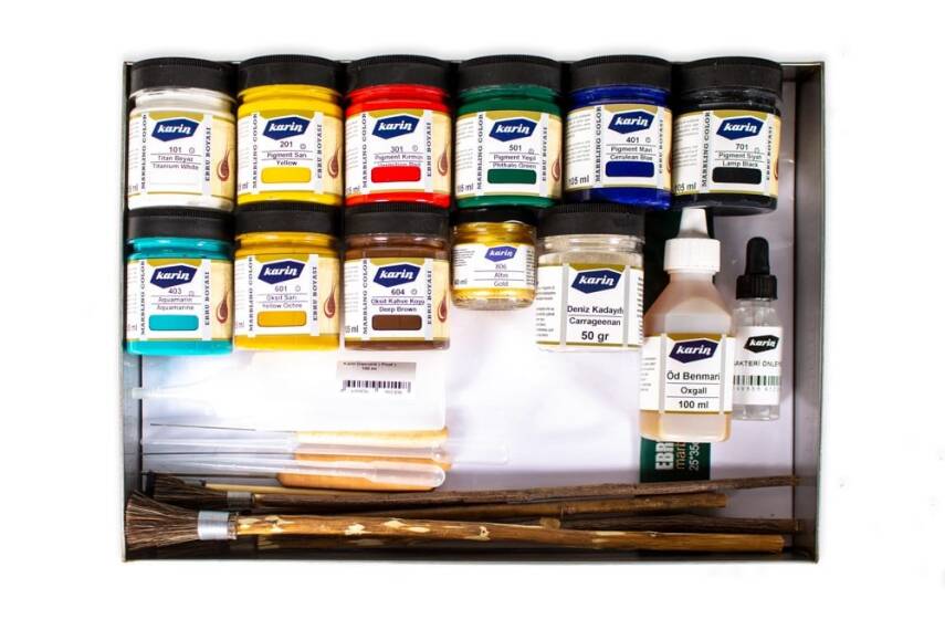 Karin Profesyonel Ebru Seti 25x35 cm - 3