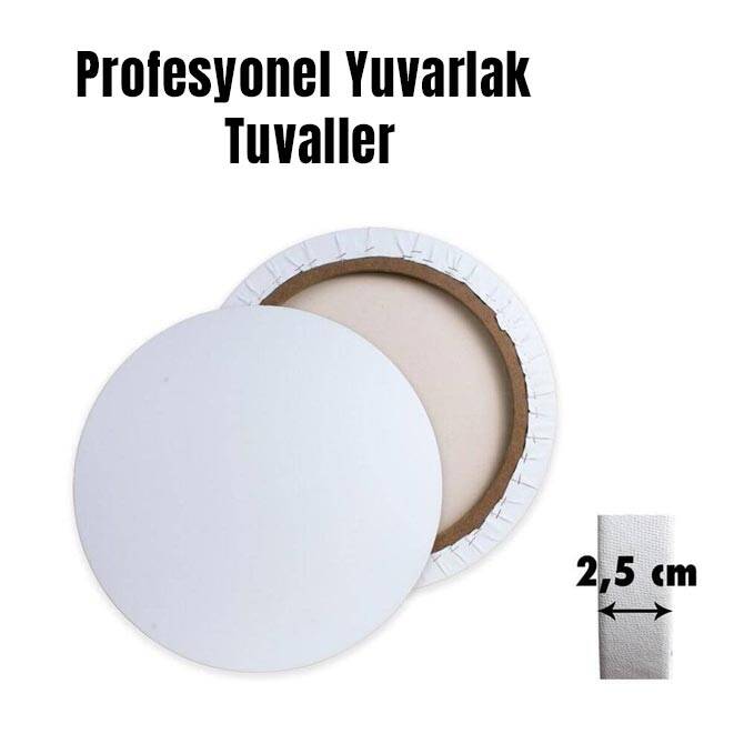 Karin Profesyonel Yuvarlak Tuval - 1