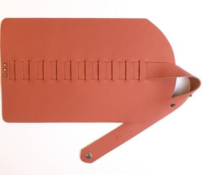 Karin Roll Leather Pen Holder Dusty Rose 10 Pieces - 1