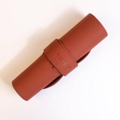Karin Roll Leather Pen Holder Dusty Rose 10 Pieces - 2