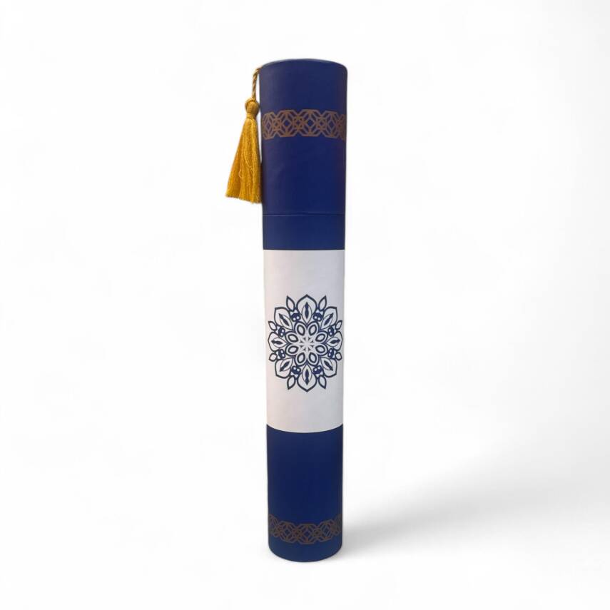 Karin Round Container Blue - 1