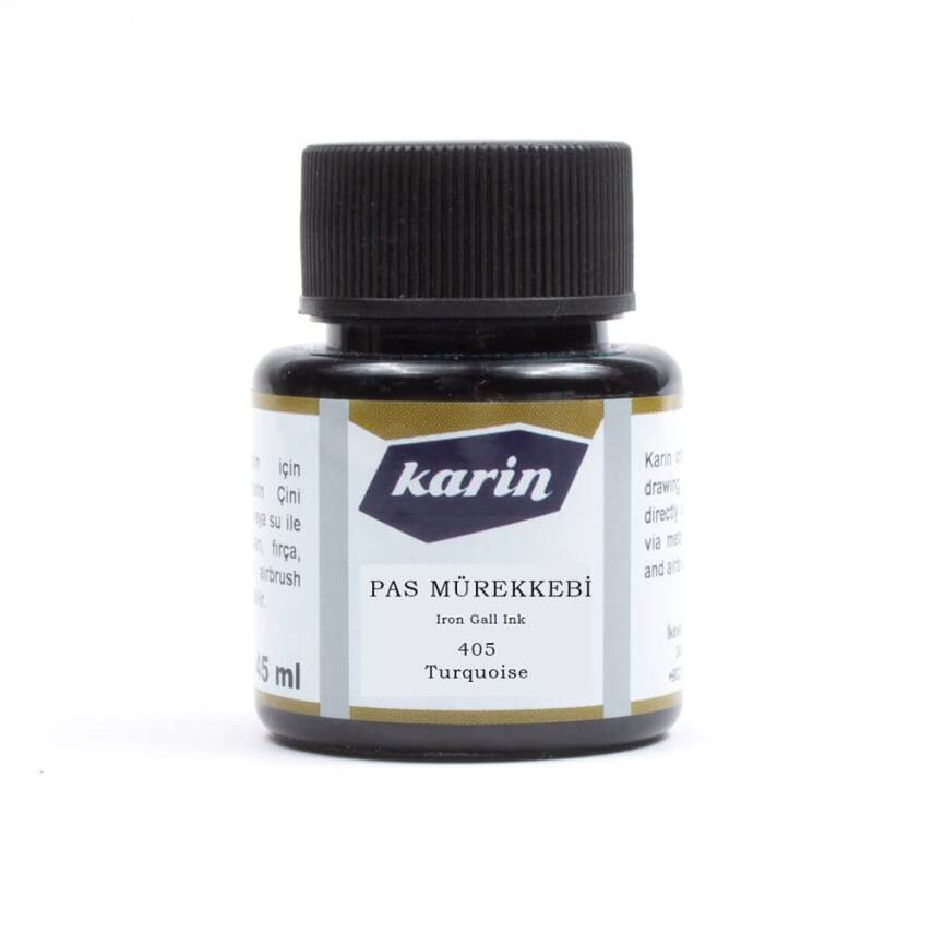 Karin Rust Ink Iron Gall 405 Turquoise - 1