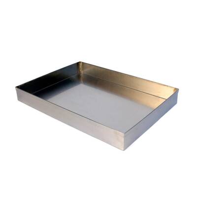 Karin Stainless Steel Marbling Tray 25x35cm - 1