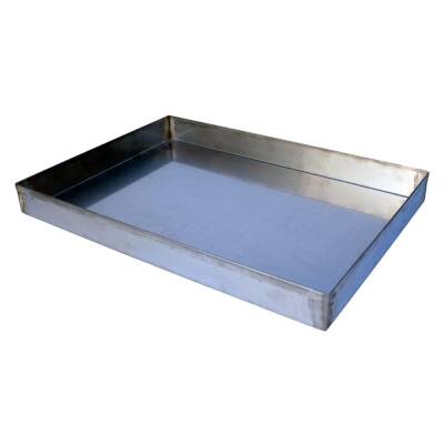 Karin Stainless Steel Marbling Tray 35X50 Cm - 1