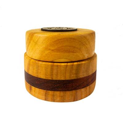 Karin Wooden Inkwell Patterned Bicolor