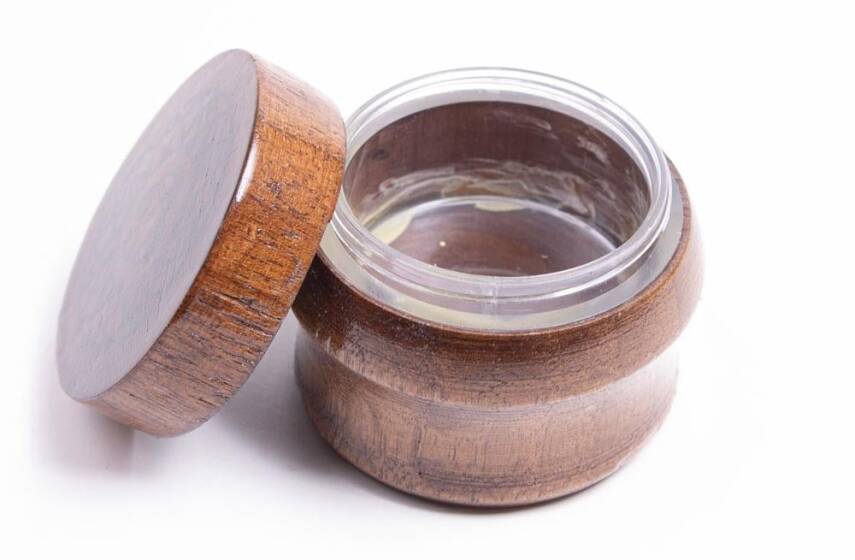 Karin Wooden Inkwell Patterned - 1