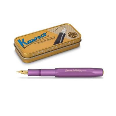 Kaweco AL Sport Collection Dolma Kalem Metalik Mor Medium Uç - 7