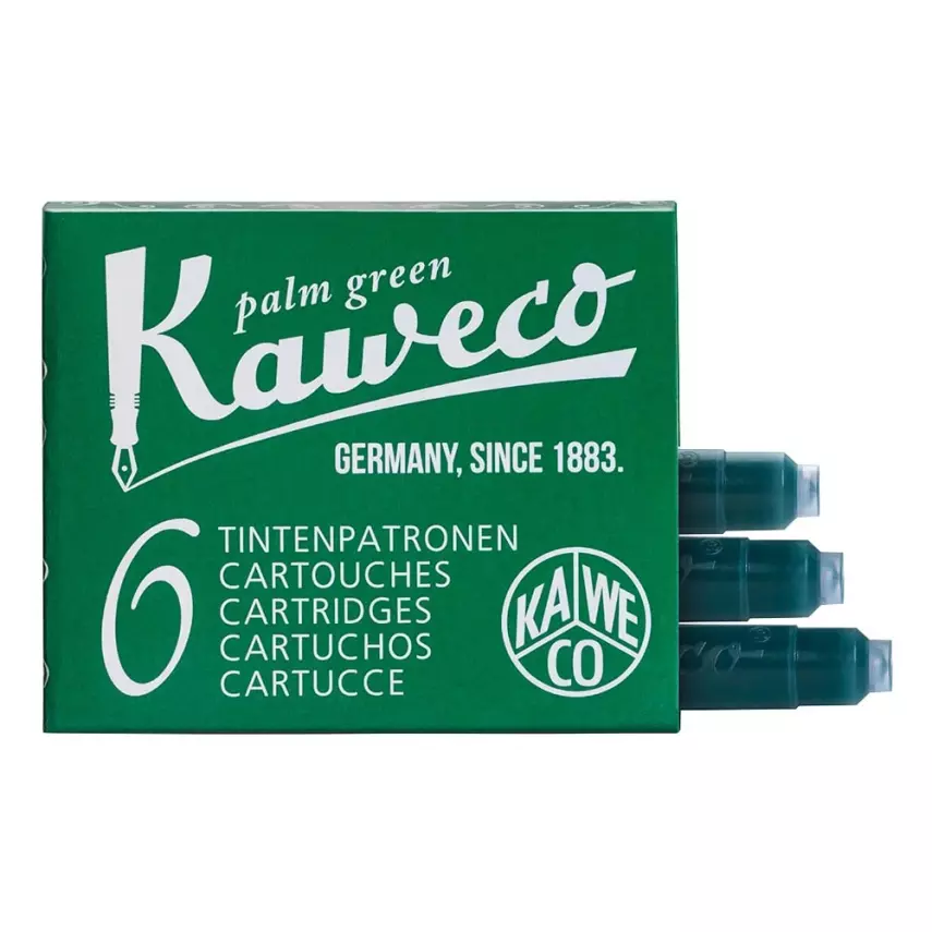 Kaweco Cartridge 6-Pack Green - 1
