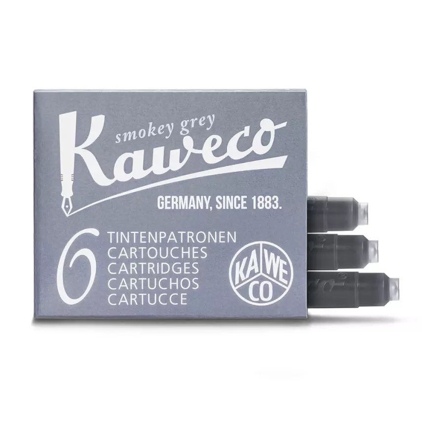 Kaweco Cartridge 6-Pack Smoke Gray - 1