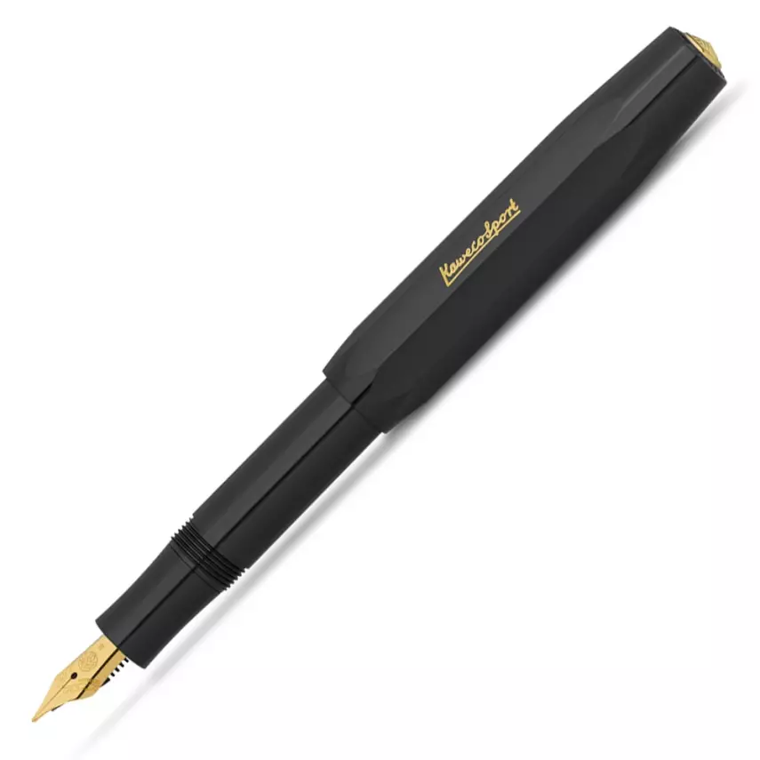 Kaweco Classic Sport Fountain Pen Black Medium Nib - 1
