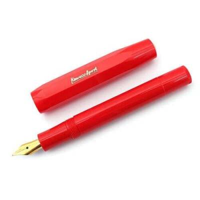 Kaweco Classic Sport Fountain Pen Red Medium Nib - 2