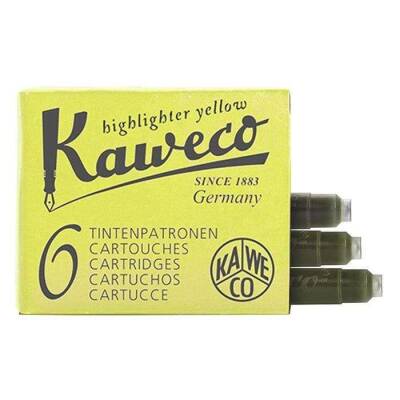 Kaweco Kartuş 6’lı Neon Sarı