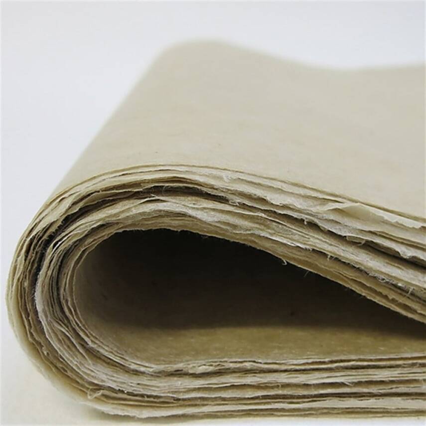 Khadi Doğal Renk Lokta Kağıdı 30 gsm 50x75 cm - 1
