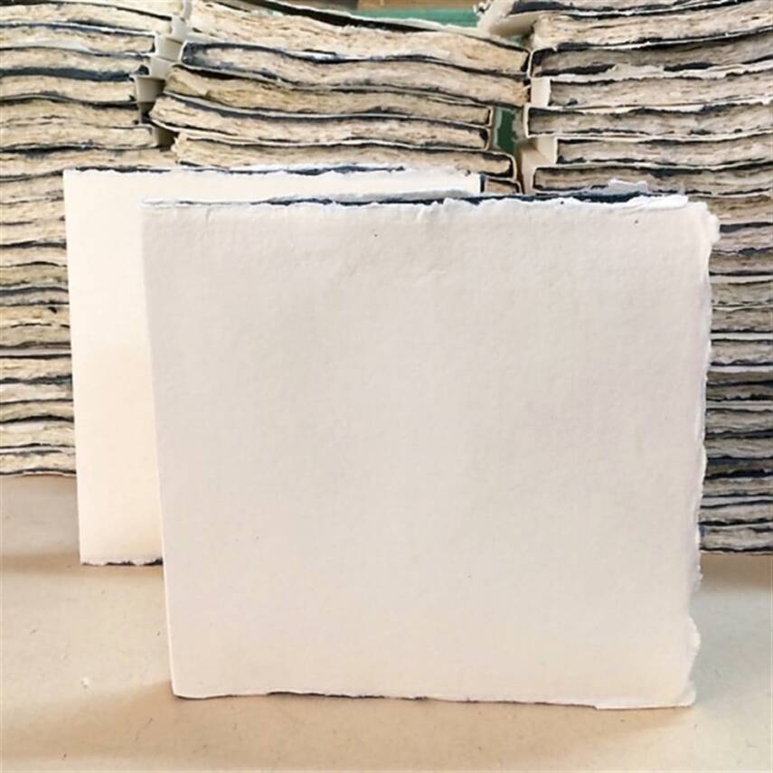 Khadi El Yapımı Çok Amaçlı Resim Defteri 150 gr 20x20 cm Medium - 2