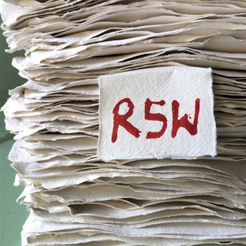 Khadi El Yapımı Kağıt 1000 gsm 56x76 cm Rough White - 1