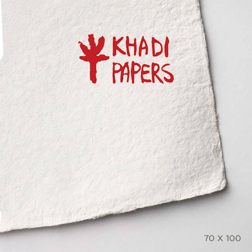 Khadi El Yapımı Kağıt White Rough 640 Gsm 70x100 Cm - 1