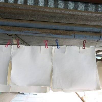 Khadi Handmade Multi-Purpose Drawing Book 320 gr 20x20 cm 20 Sheets - 6