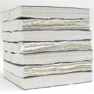 Khadi Handmade Multi-Purpose Drawing Notebook 100 gr 21x21 cm Medium - 2