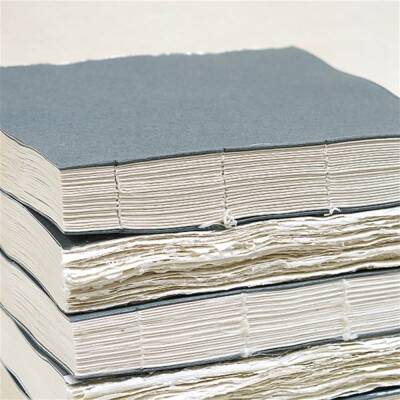 Khadi Handmade Multi-Purpose Drawing Notebook 100 gr 21x21 cm Medium - 3