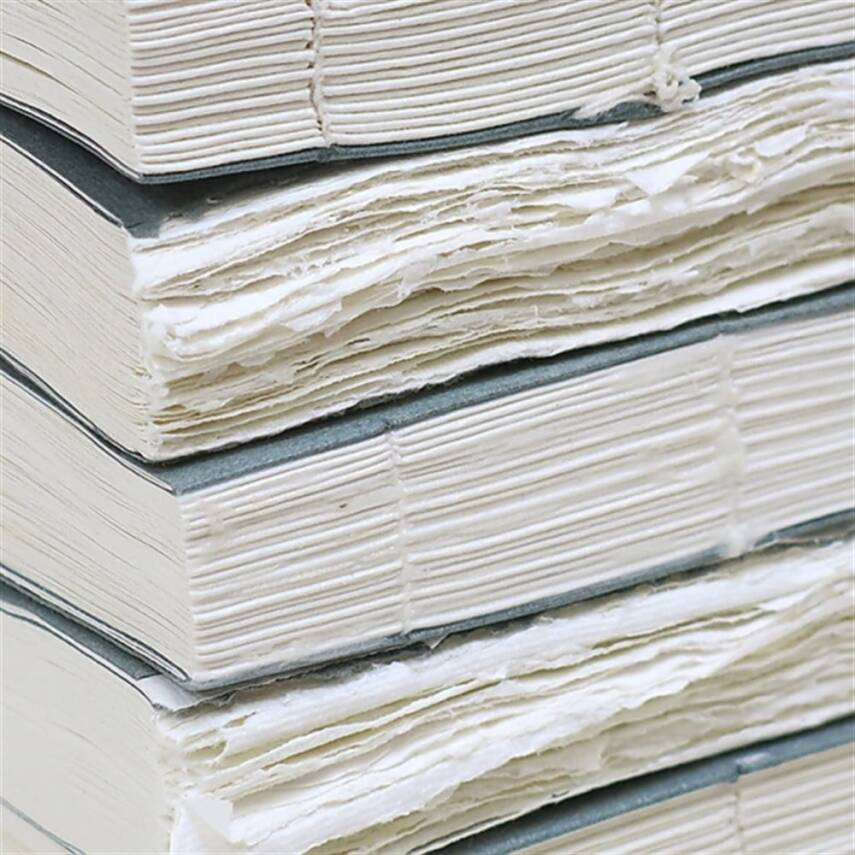 Khadi Handmade Multi-Purpose Drawing Notebook 100 gr 21x21 cm Medium - 4