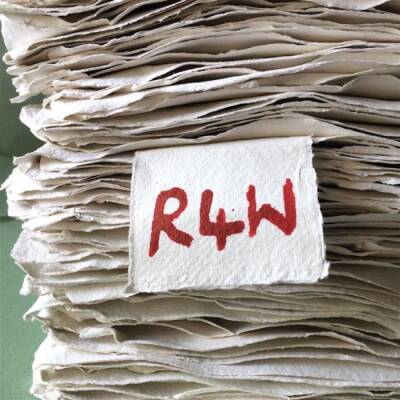 Khadi Handmade Paper 640 gsm 56x76 cm Rough White - 1