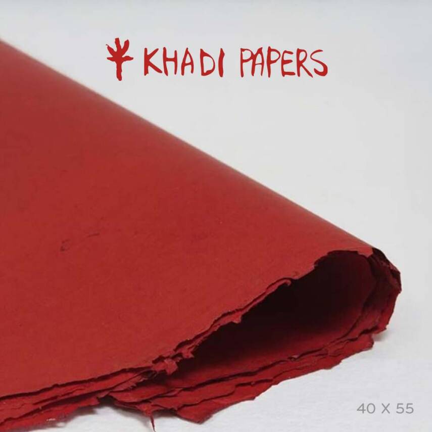 Khadi Hemp Paper Madder Smooth 100 gsm 40x55 cm - 1