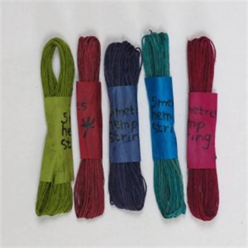 Khadi Kenevir İpi Karışık Renkler5 m 5'li Paket - 1