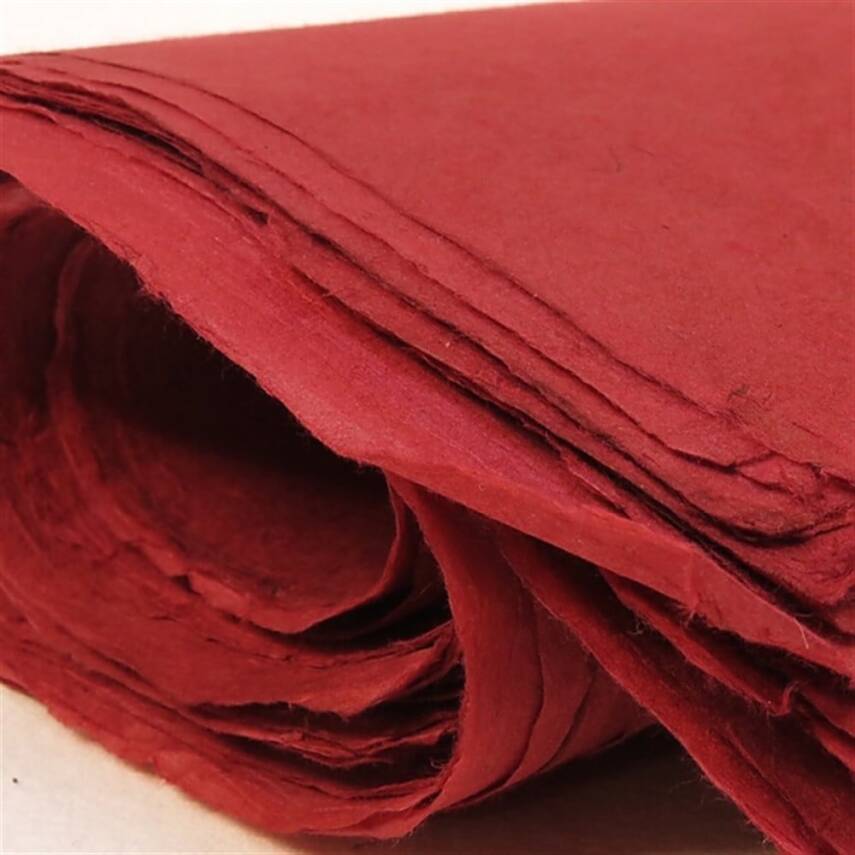 Khadi Nepal Lokta Kağıdı Gül 30 gsm 50x75 cm - 2