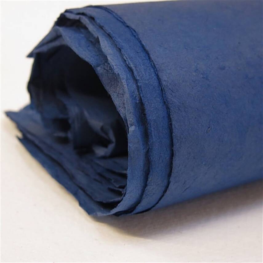 Khadi Nepal Lokta Kağıdı Mavi 30 gsm 50x75 cm - 1