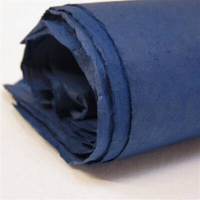 Khadi Nepal Lokta Paper Blue 30 gsm 50x75 cm - 1