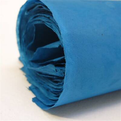 Khadi Nepal Lokta Paper Turquoise 30 gsm 50x75 cm - 1