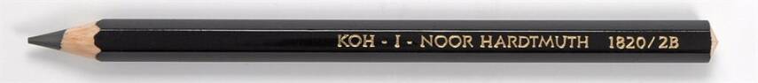 Koh-i Noor 1820 Dereceli Kurşun Kalemi Jumbo - 2B - 1