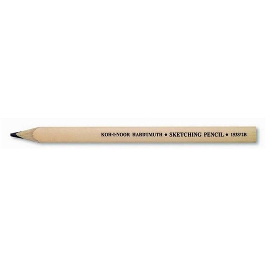 Koh-i Noor Carpenter Pencil Short 1538 N 2B - 1