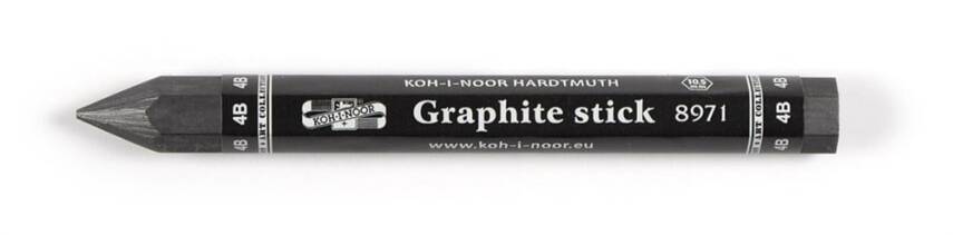 Koh-i-Noor Graphite Stick Jumbo Woodless Grafit Kalemi 8971 4B - 1