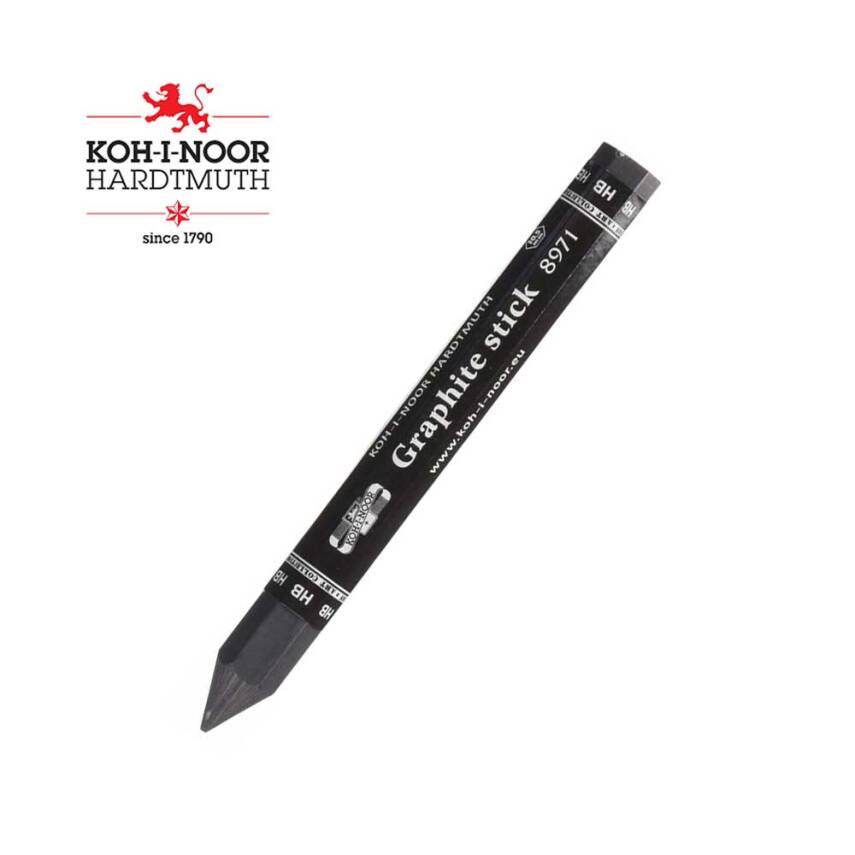 Koh-i-Noor Graphite Stick Jumbo Woodless Graphite Pencil 8971 HB - 1