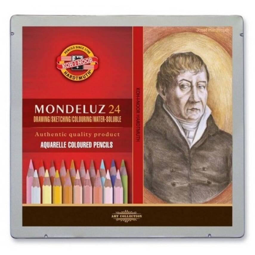 Koh-i-Noor Mondeluz Aquarell Sulu Boya Kalem Seti 24lü Portrait 3724 - 2