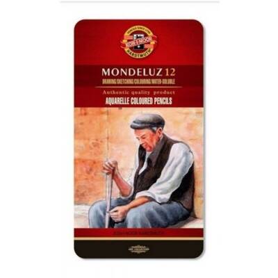 Koh-i Noor Mondeluz Water-Soluble Pencils 12-Pack N:3722