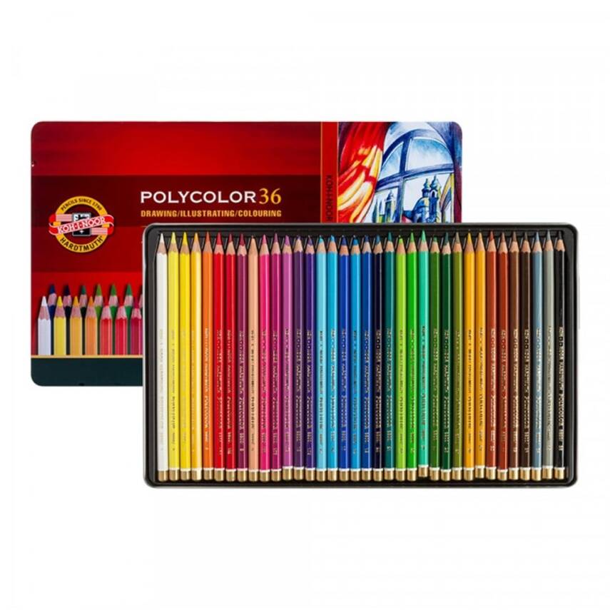 Koh-i Noor Mondeluz Water-Soluble Pencils 36-Pack N:3726 - 1