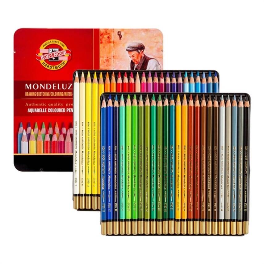 Koh-i Noor Mondeluz Water-Soluble Pencils 48-Pack N:3726 - 1