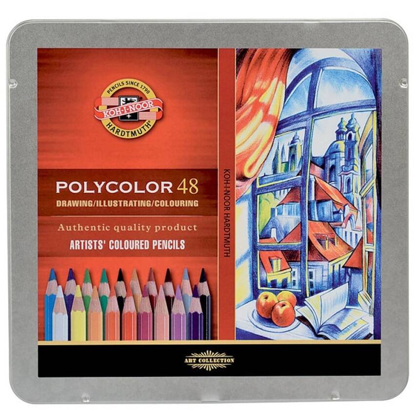 Koh-i Noor Polycolor Color Pencil 48 Pack N:3826 - 1