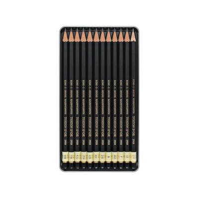 Koh-i Noor Professional Graphite Pencil Set Natural 8B-2H Metal Box (1)