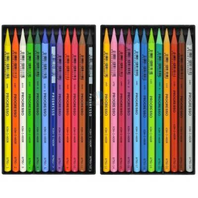 Koh-i Noor Progresso Woodless Colored Pencil Set of 24 8758 - 1
