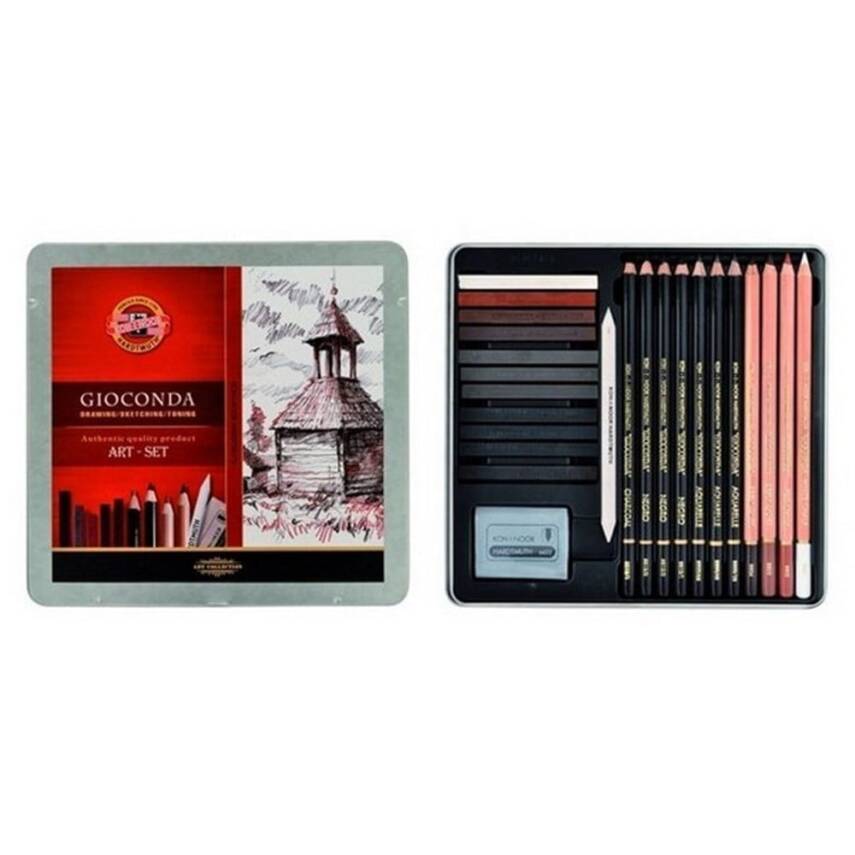 Koh-i Noor Sketch Drawing Set 24 Pieces 8899 - 1