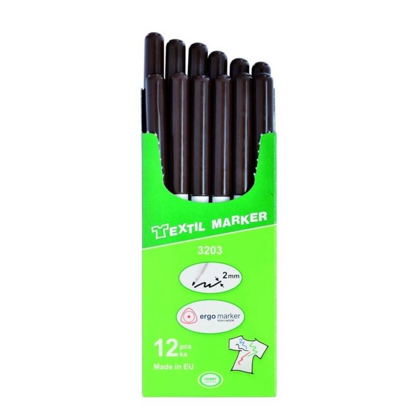 Koh-i Noor Tekstil Kalemi 2 mm Kahverengi - 1